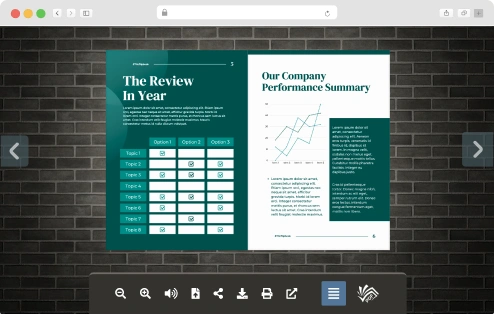 Annual Financial Report Flipbook