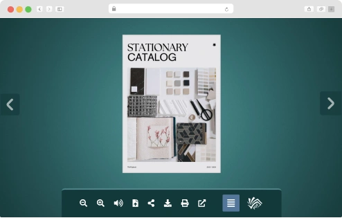 Stationary Catalog FlipBook