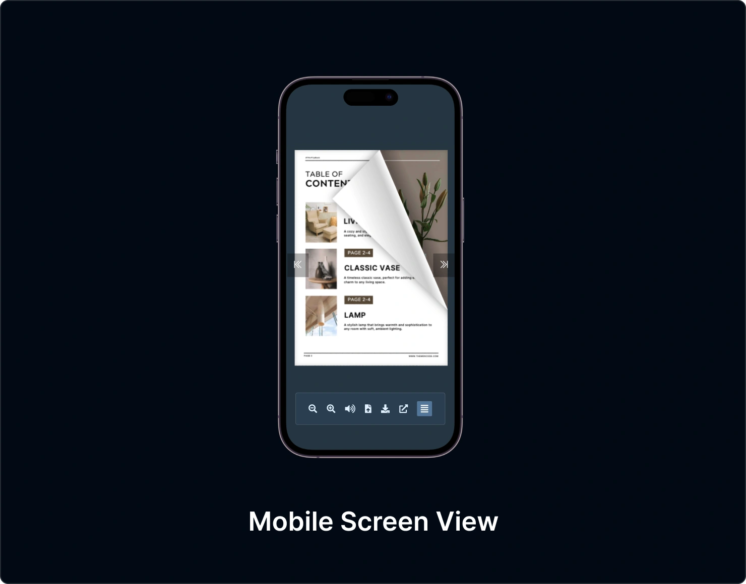 Mobile Screen View
