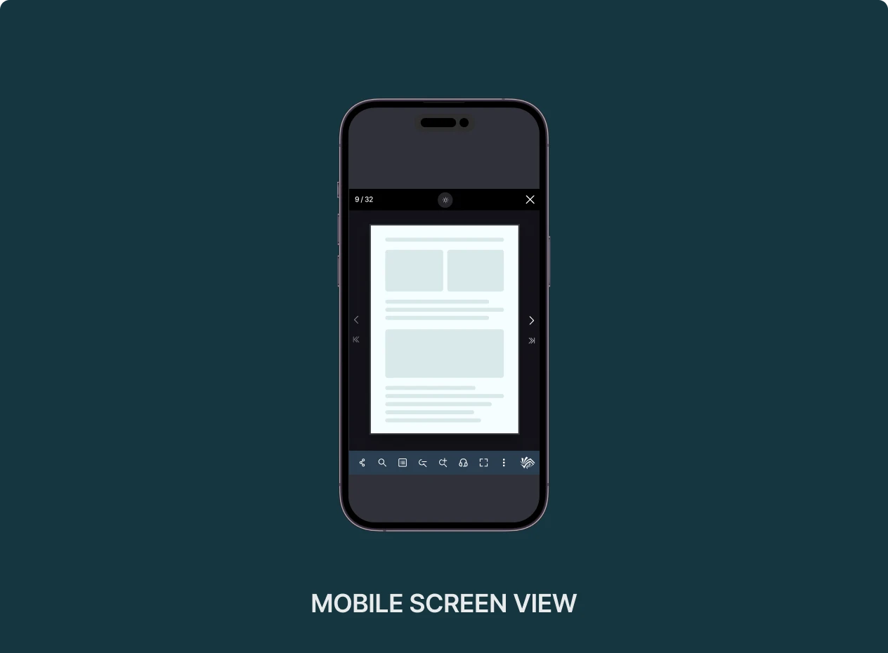 Mobile Screen View