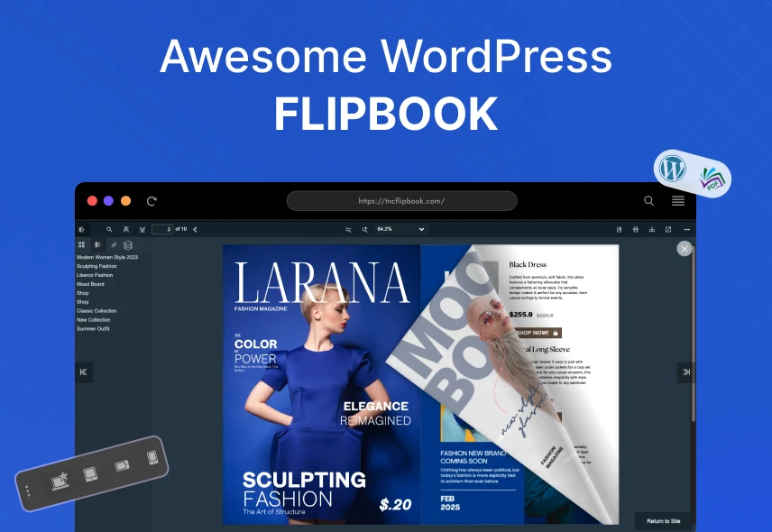 Flip Your PDFs Into Awesome Flipbooks on your WordPress site