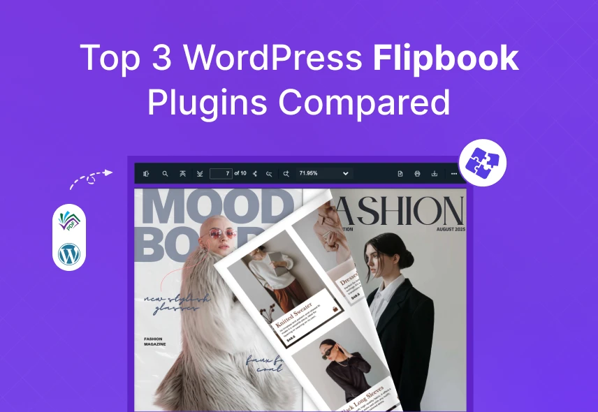Top 3 WordPress Flipbook Plugins Compared: Features, Benefits & Pricing