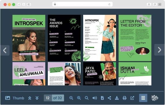 Wrapped Scrolling  PDF Viewer