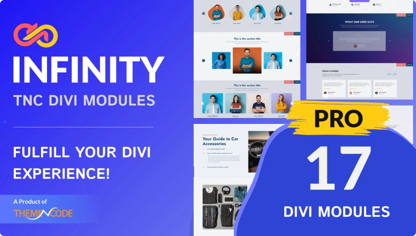 Infinity TNC Divi Modules