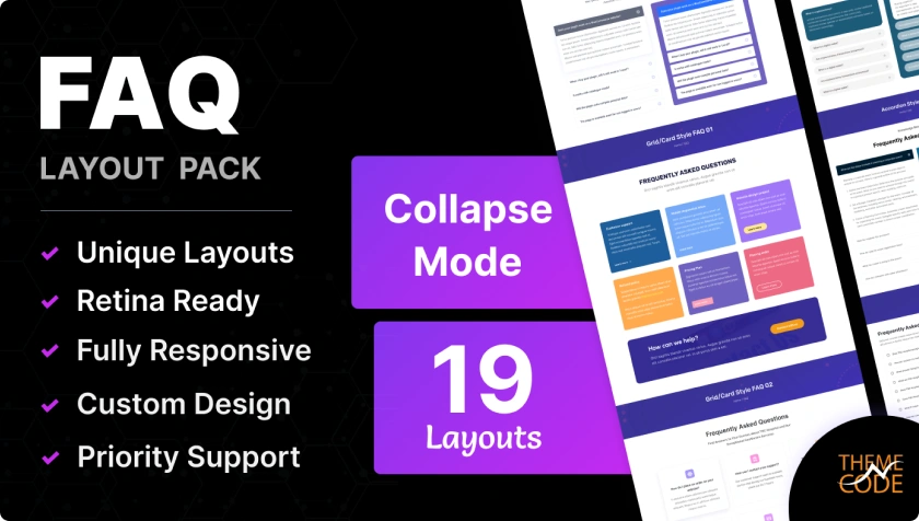 FAQ Layout Pack for Divi by TNC