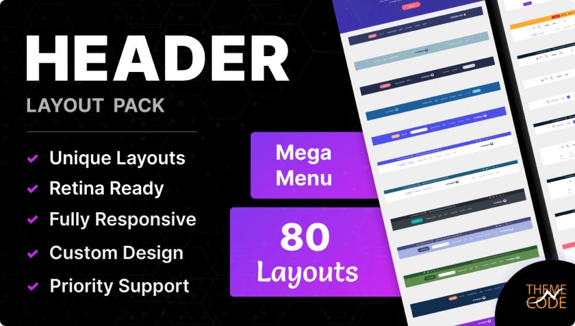 Header Layout Pack for Divi by TNC