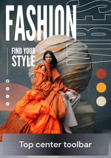 Top Center Toolbar Bookshelf