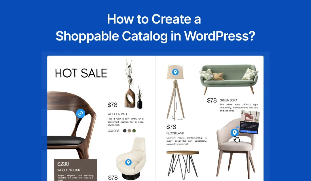 How to Create a Shoppable Catalog with Clickable Hotspots in WordPress?